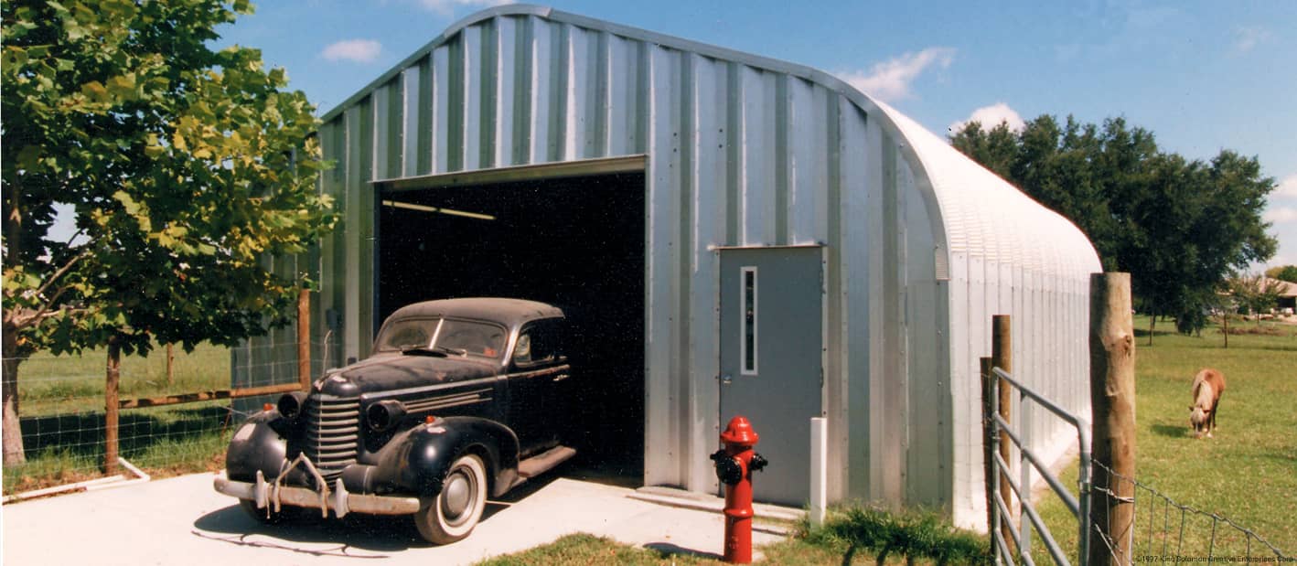 Classic car storage and workshop