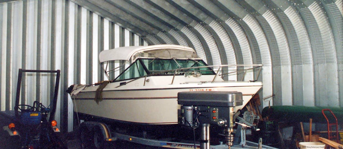 Motor boat storage